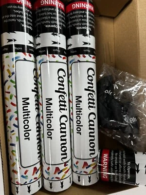 Cañón de confeti multicolor  Foto 1 de 2