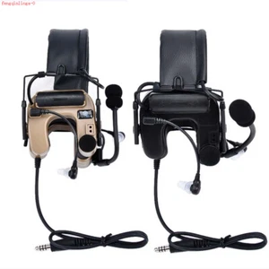 Military Comtact IV Tactical Headset In-Ear Pick Up Sound Noise Reduce Headphone - Picture 1 of 24
