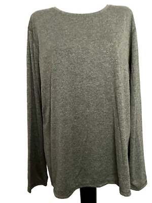 ATHLETIC WORKS DRIWORKS Olive Core Long Sleeve Crew Neck Jersey T-Shirt Sz 2XL* - Image 1 of 4