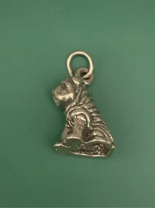 Shar Pei Sterlingsilber Schmuck Charm #Familie Haustier - Bild 1 von 8