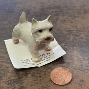 B Hagen-Renaker Mini #3135 WEST HIGHLAND TERRIER Dog Figurine - RETIRED 2021 - Picture 1 of 5