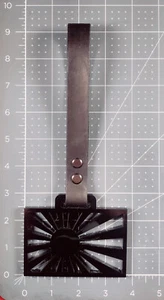 Handmade Rising Sun Tsurikawa w/ Leather Strap - Picture 1 of 2