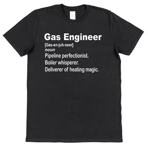 Gasingenieur Wörterbuch Definition T-Shirt Geschenk für Klempner & Handwerker - Bild 1 von 5