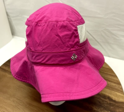 Columbia Safari Bonnie Outback Gorra Ventilada Rosa Nylon Gorra Cubo Ajustable Foto 1 de 4