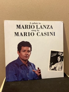 A Salute to Mario Lanza gesungen von Mario Casini; LP (Staraufnahme) versiegelt - neuwertig - Bild 1 von 3