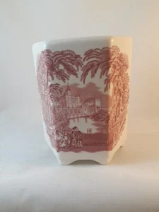 Mason's Vista Pink Ming Jar or Vase  NO LID - Picture 1 of 4