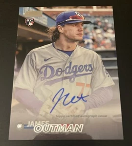James Outman 2023 Stadium Club Rookie Card Certified Autograph #SCBA-JO - Picture 1 of 2