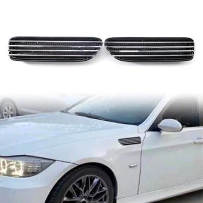 Side Fender Air Flow Vents Grille Grill For BMW E46 M3 2001-2006 2002 2003 2004 Foto 1 de 4