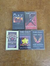 Lot of 5 The Cult Cassettes - 3 Singles, 1 Live & Sonic Temple