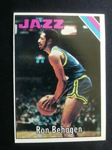 1975-76 Topps Basketball Card # 106 Ron Behagen - New Orleans Jazz