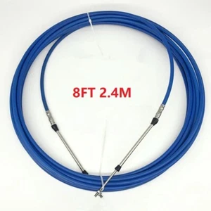Throttle Shift Cable For Yamaha Honda Suzuki Tohatsu outboard engine 8FT 2.4M - Picture 1 of 1