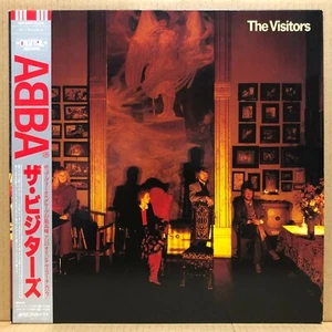 ABBA / THE VISITORS LP w/OBI Insert Orig JAPAN ISSUE DSP-8006 - Foto 1 di 5