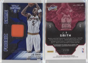 2015-16 Panini Totally Certified Fabric of the Game Materials Blue /99 JR Smith