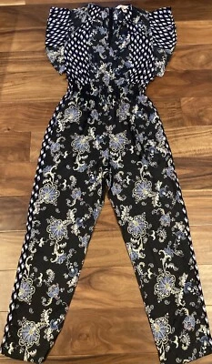 Bolsa de papel rebecca Taylor floral cintura ceñida bolsillo corto para mujer talla 2 Foto 1 de 4