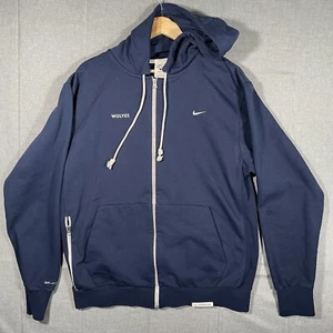 Nike Standard Issue Men's Sz LT Dri-FIT Full-Zip Basketball Hoodie Timberwolves - Picture 1 of 13