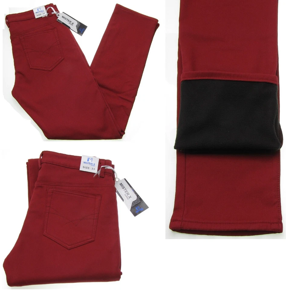 NEU HERREN JEANS THERMOHOSE WARM HOSE WINTERJEANS W 30-42 - Bild 1 von 1