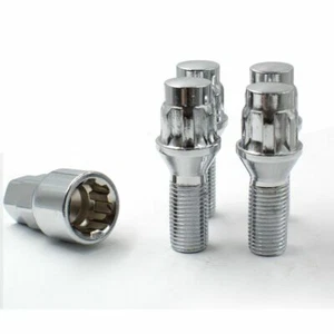BMW Wheel Locking Lug Bolts Nuts 328i 428i 430i 535i 750Li 760Li X3 X4 X5 X6 - Picture 1 of 3