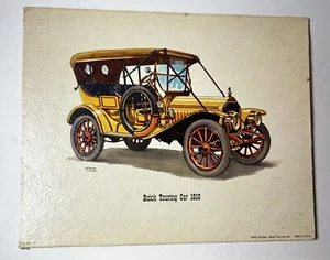 Vintage Buick Touring Car 1910 Not Framed 9 X 11" Litho Frederick Elmiger - Picture 1 of 8