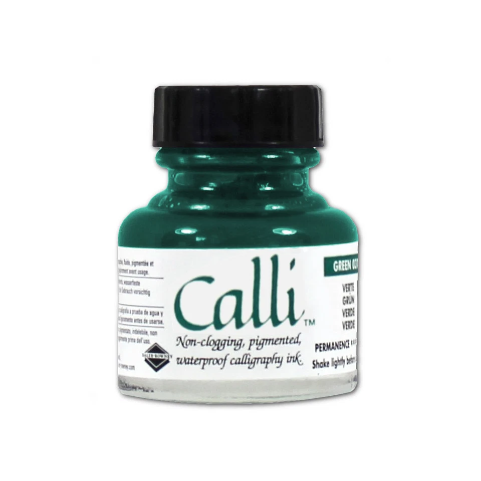 Calli Calligraphy Ink 1 Oz Green - Image 1 of 1