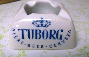 Cendrier vintage bière Tuborg bière bière bière B&G fabriqué au Danemark