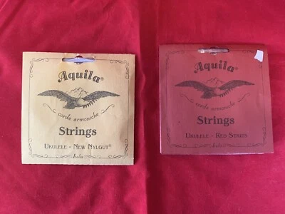 NEW Aquila Strings Ukelele New Nylgut Baritone DGBE and Red Series Low-D (18H) - Image 1 of 4