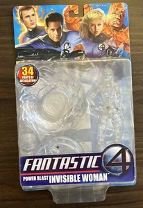 FANTASTIC FOUR 4 Movie Power Blast INVISIBLE WOMAN Action Figure ToyBiz 2005 - Picture 1 of 2