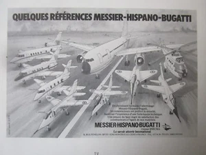 1/1980 PUB MESSIER HISPANO BUGATTI  SNECMA AIRBUS MIRAGE FALCON PUMA JAGUAR AD - Picture 1 of 1