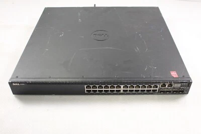 Dell NETWORKING N3024 24-Port Network Switch DP/N: PDJ93 No PSU - Image 1 of 4