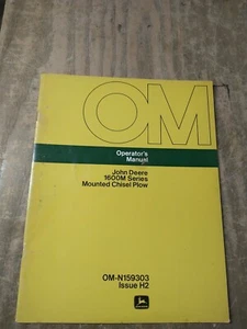 John Deere Operator's Manual 1600M Mounted Chisel Plow OM-N159303 21JS1383-M9 - Picture 1 of 1