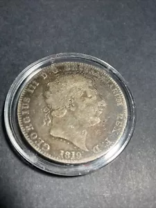 1819 Georg III gefräste Silberkrone - Bild 1 von 22