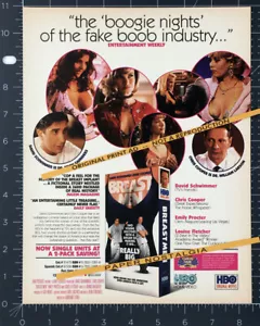 BREAST MEN - Orig. 1998 Trade AD / ADVERT _ David Schwimmer _ Lisa Marie - Picture 1 of 1