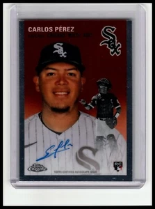 Autógrafos Topps 2023 cromo platino aniversario #CPA-CP Carlos Pérez - Imagen 1 de 2
