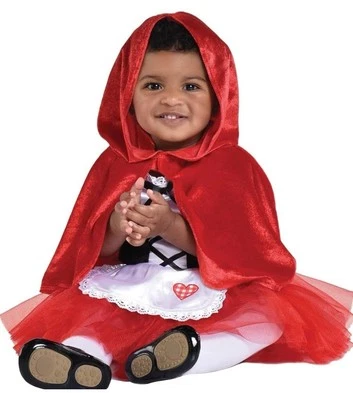Baby Girl Little Red Riding Hood Costume Size 0-6 Months - Image 1 of 4