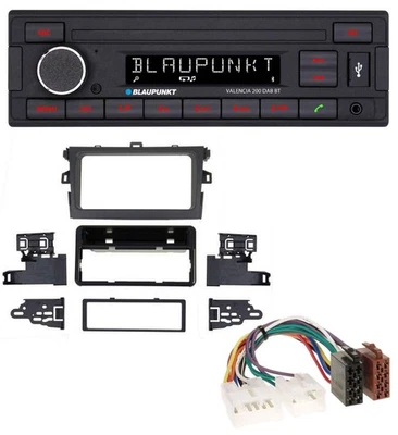 Blaupunkt DAB MP3 Bluetooth USB Autoradio für Toyota Corolla 2009-2012 silber - Bild 1 von 4