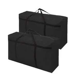 Large Storage Bags 180l 2pcs Waterproof Moisture Proof With Zipper Back To Schoo - Picture 1 of 6