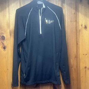 TSC New York City Marathon 2016 Asics 1/4-Reißverschluss Herren Large schwarz Laufjacke - Bild 1 von 8