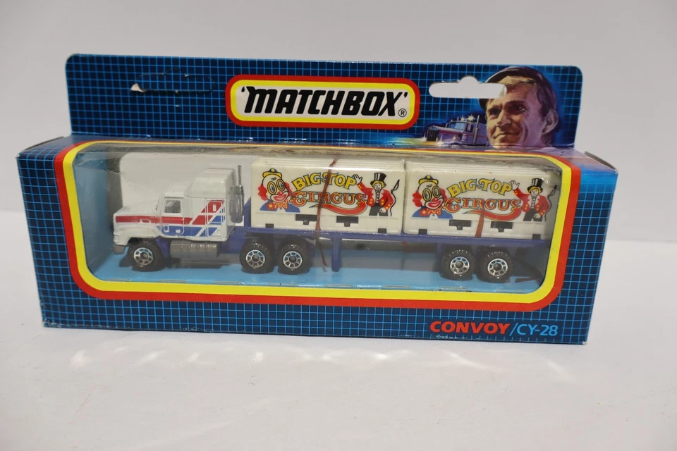 Matchbox CY-28 Big Top Circus Mack Cab Double Container Convoy NIB 8870 - Image 1 of 3