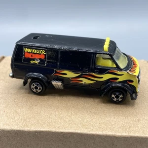 Zylmex Vintage Van Killer Black w/ Flames P343 (Hong Kong) - Picture 1 of 7