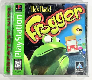 Frogger Greatest Hits Vintage 1998 Sony PlayStation 1 Completo con Manual Probado - Imagen 1 de 9