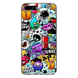 Coque en silicone imprimée compatible Apple iPhone 7 Plus Graffiti 2 - Photo 1 sur 6