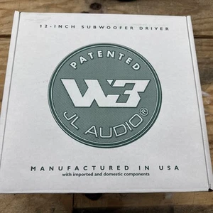 JL Audio 12W3V3-4 12 inch 500W Subwoofer Driver W3 Brand New - Picture 1 of 2