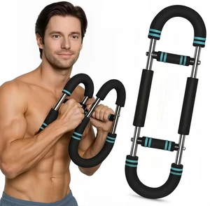 Twister Arm Exerciser 40-110Lb Attrezzatura Allenamento Petto Regolabile Avambraccio Superiore - Foto 1 di 8