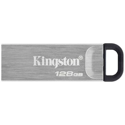 Kingston DataTraveler Kyson Chiavetta USB Dettaglio 128 GB Argento DTKN/128GB - Immagine 1 di 4