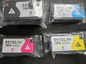 Tintenpatronen HP 950 951 2 x schwarz 2 x yellow 2 x cyan 1 x magenta - Bild 1 von 1