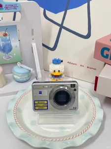 Sony Cybershot DSC-W120 7.2MP CCD Vintage Digital Camera - 100% Working-Silver - Picture 1 of 12