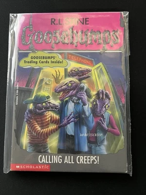 Goosebumps #50 - Calling All Creeps! By R.L. Stine - True 1st Print - No Cards - Image 1 of 2