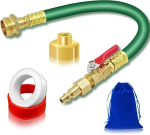 12 Zoll Wohnmobil Überwinterungsset Sprinkler Ausblasadapter mit Absperrventil - Bild 1 von 7