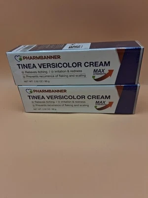 Lote de 2 Crema Pharmbanner Tinea Versicolor - Fuerza Máxima - 2,02 oz - Exp 01/27 Foto 1 de 4