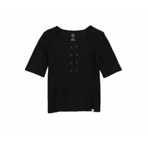 Treasure & Bond Girls Lace Up Tee Black Large(10/12) - Picture 1 of 3