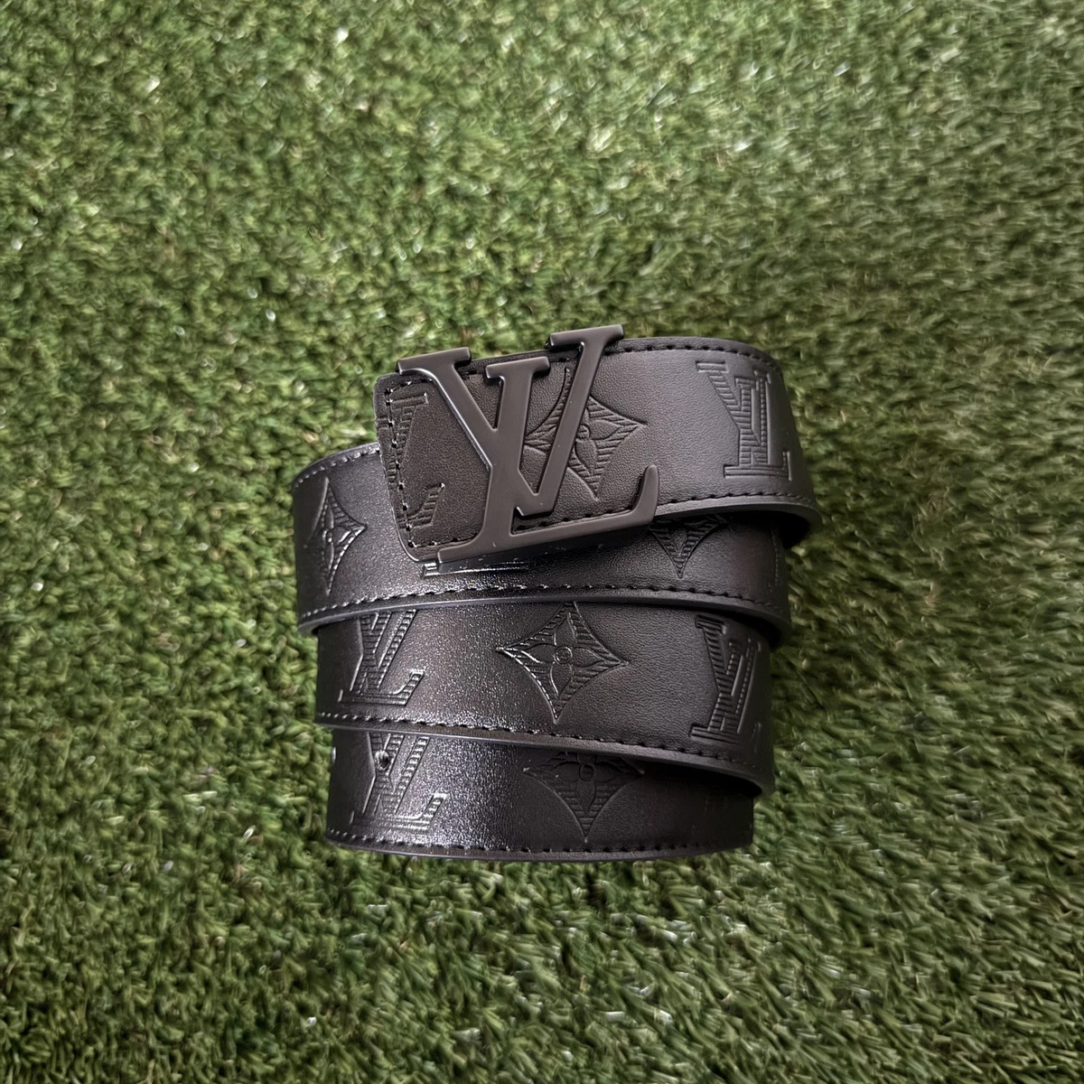 Louis Vuitton Leather Black Belts for Men for sale | eBay